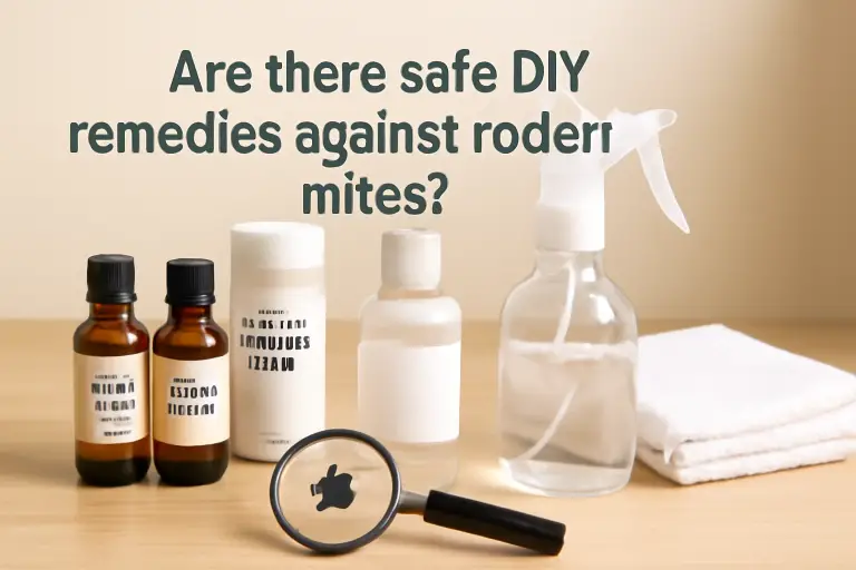 Are there safe DIY remedies against rodent mites?