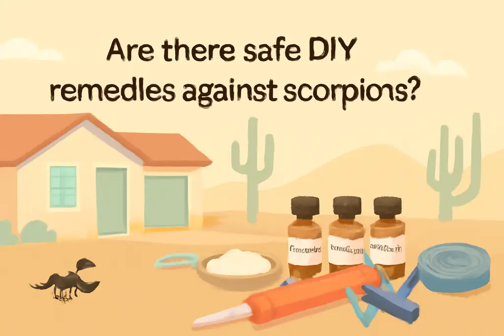 Are there safe DIY remedies against scorpions?