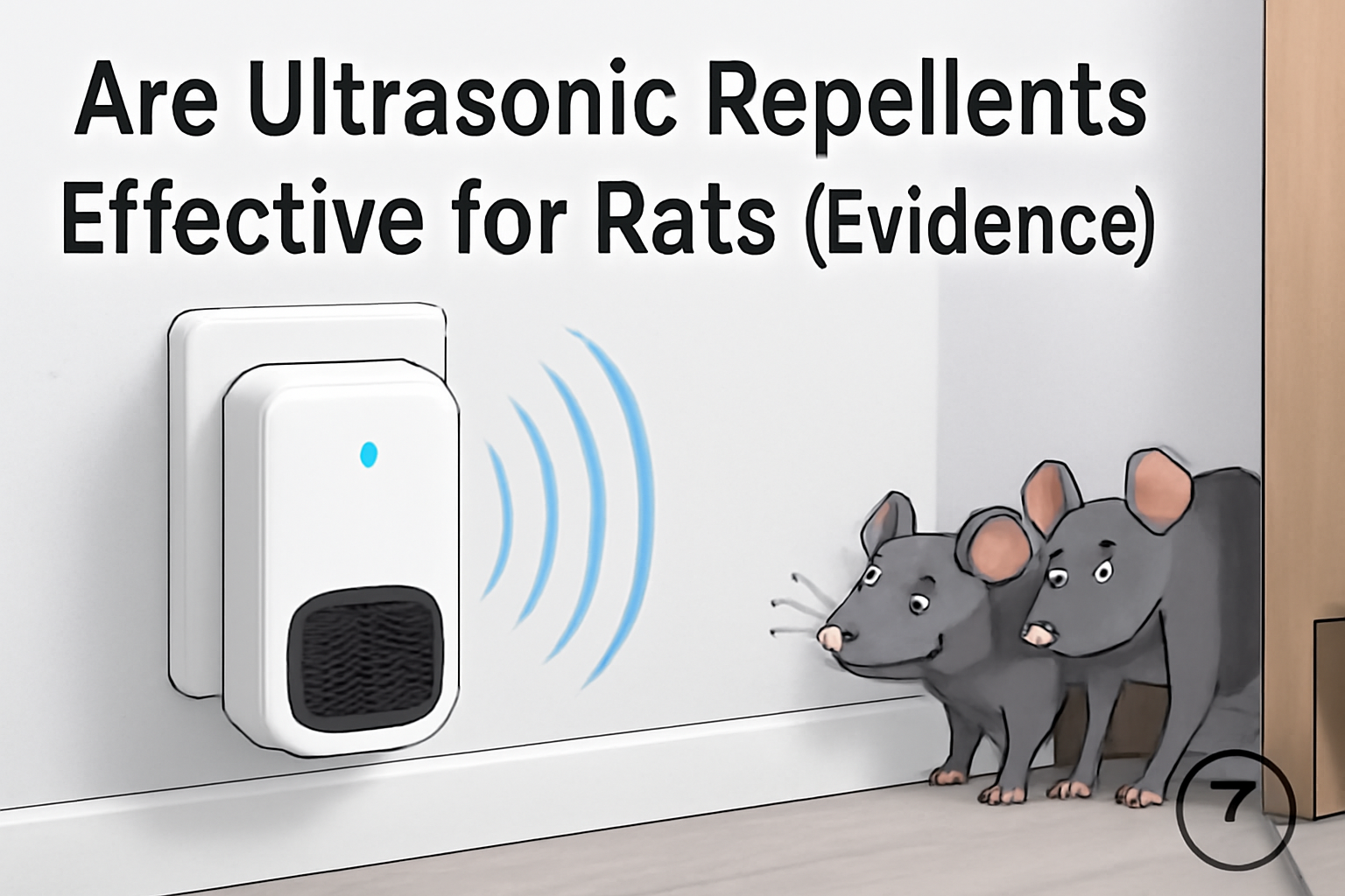 Are ultrasonic repellents effective for rats (evidence)?