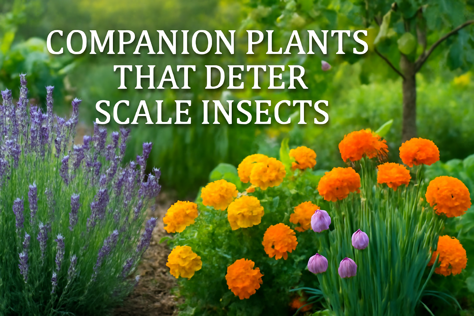 Companion plants that deter scale insects?
