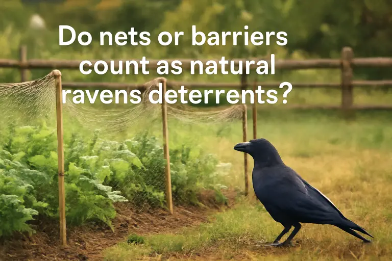 Do nets or barriers count as natural ravens deterrents?