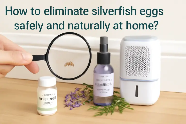 How to eliminate silverfish eggs safely and naturally at home?
