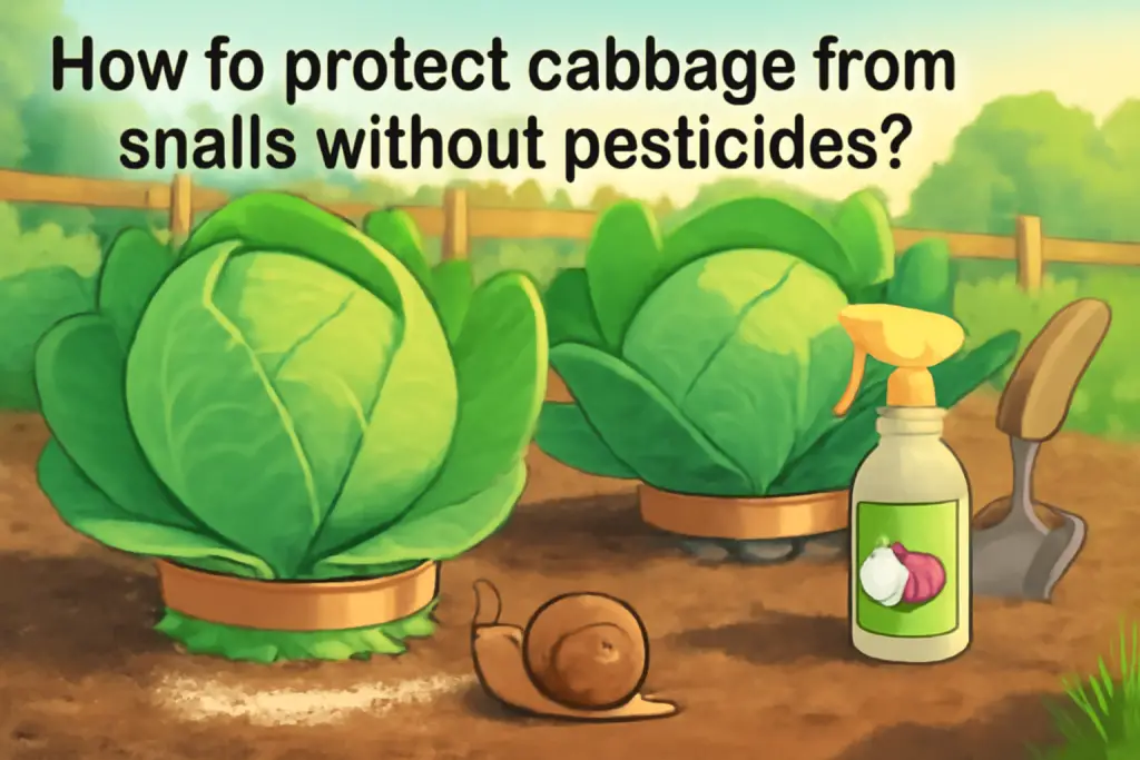 How to protect cabbage from snails without pesticides?