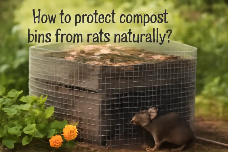 How to protect compost bins from rats naturally?