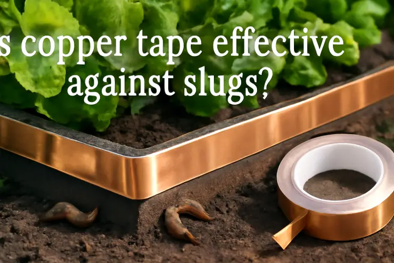 Is copper tape effective against slugs?