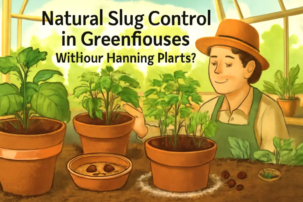 Natural slugs control in greenhouses without harming plants?