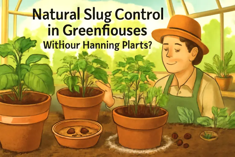 Natural slugs control in greenhouses without harming plants?