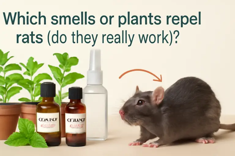 Which smells or plants repel rats (do they really work)?