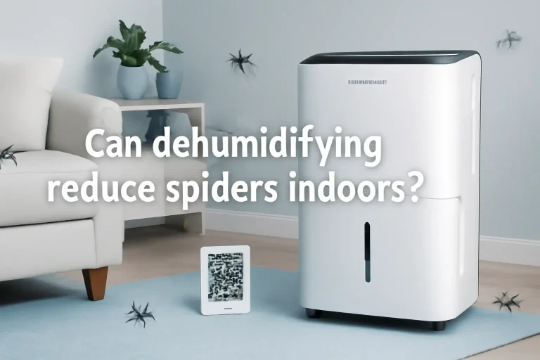 Can dehumidifying reduce spiders indoors?