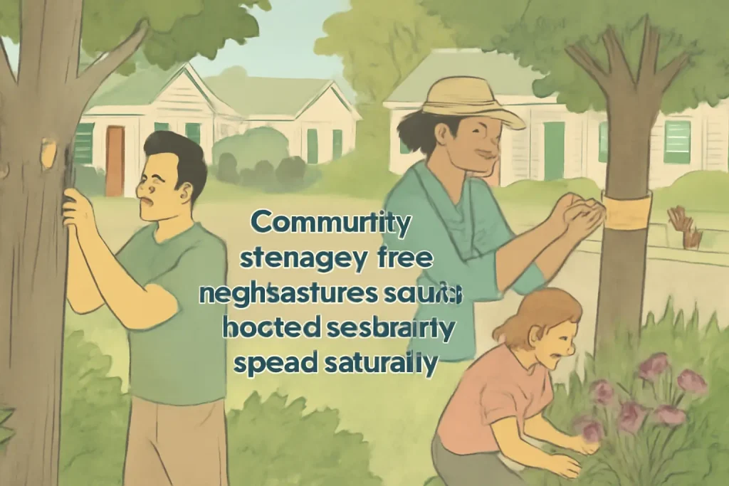 Community strategies: how neighborhoods can slow spotted lanternfly spread naturally