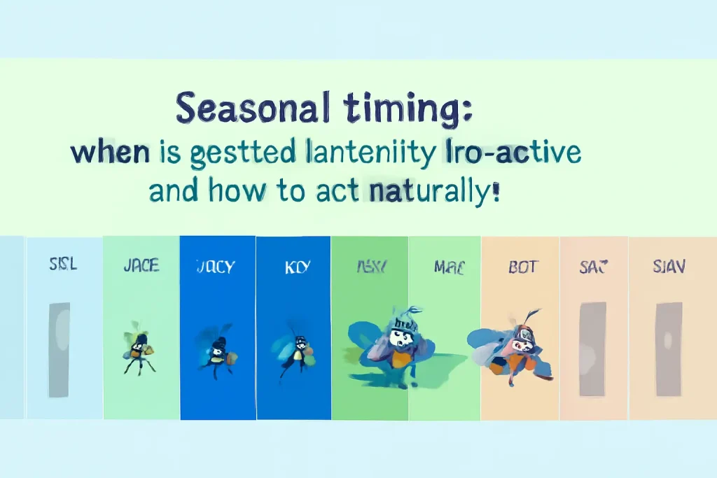 Seasonal timing: when is spotted lanternfly most active and how to act naturally?