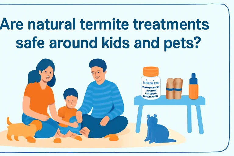 Are natural termites treatments safe around kids and pets?