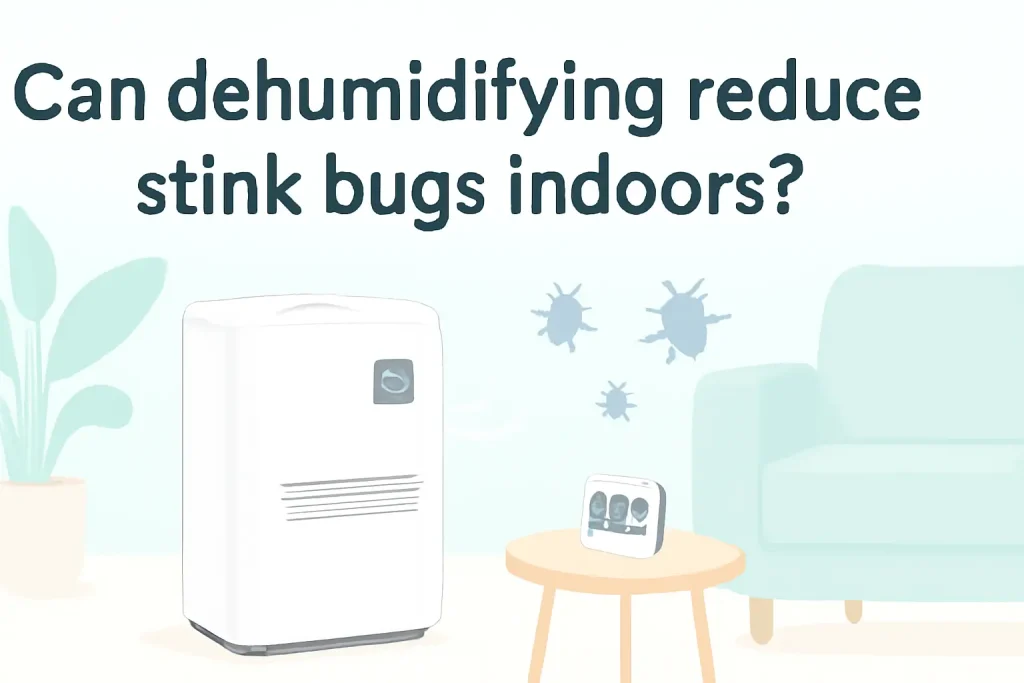 Can dehumidifying reduce stink bugs indoors?