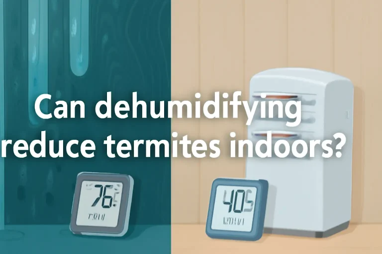 Can dehumidifying reduce termites indoors?