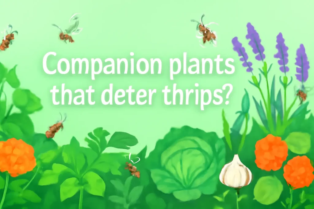 Companion plants that deter thrips?