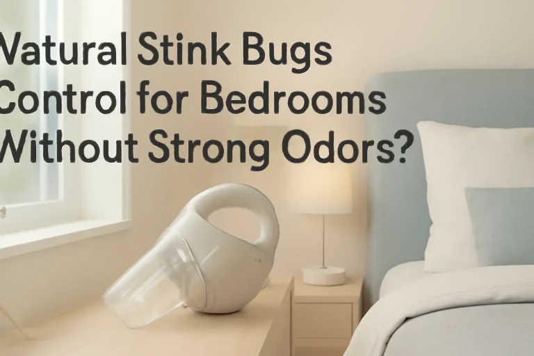 Natural stink bugs control for bedrooms without strong odors?