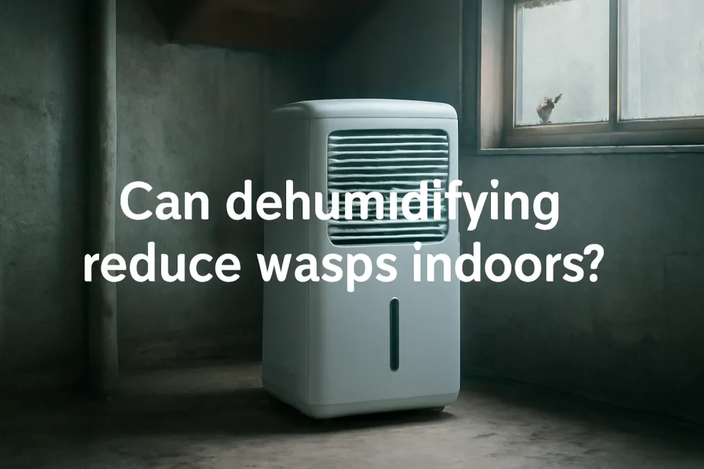 Can dehumidifying reduce wasps indoors?