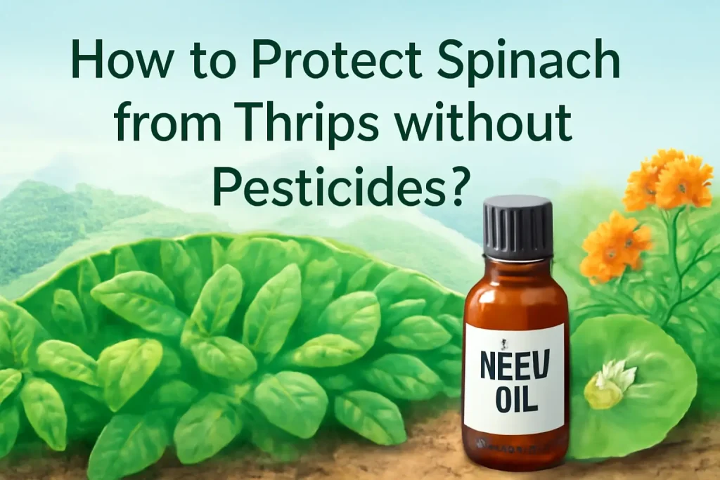 How to protect spinach from thrips without pesticides?