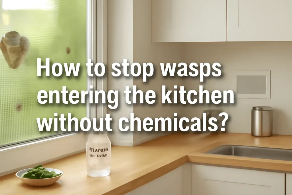 How to stop wasps entering the kitchen without chemicals?