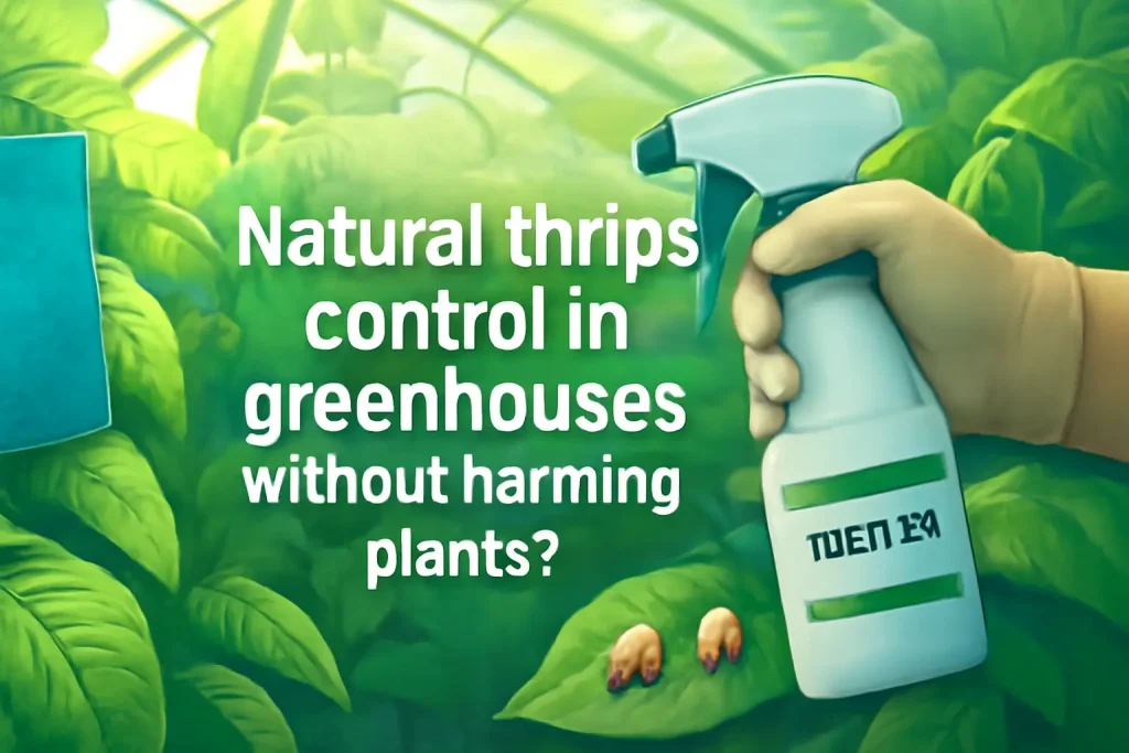 Natural thrips control in greenhouses without harming plants?