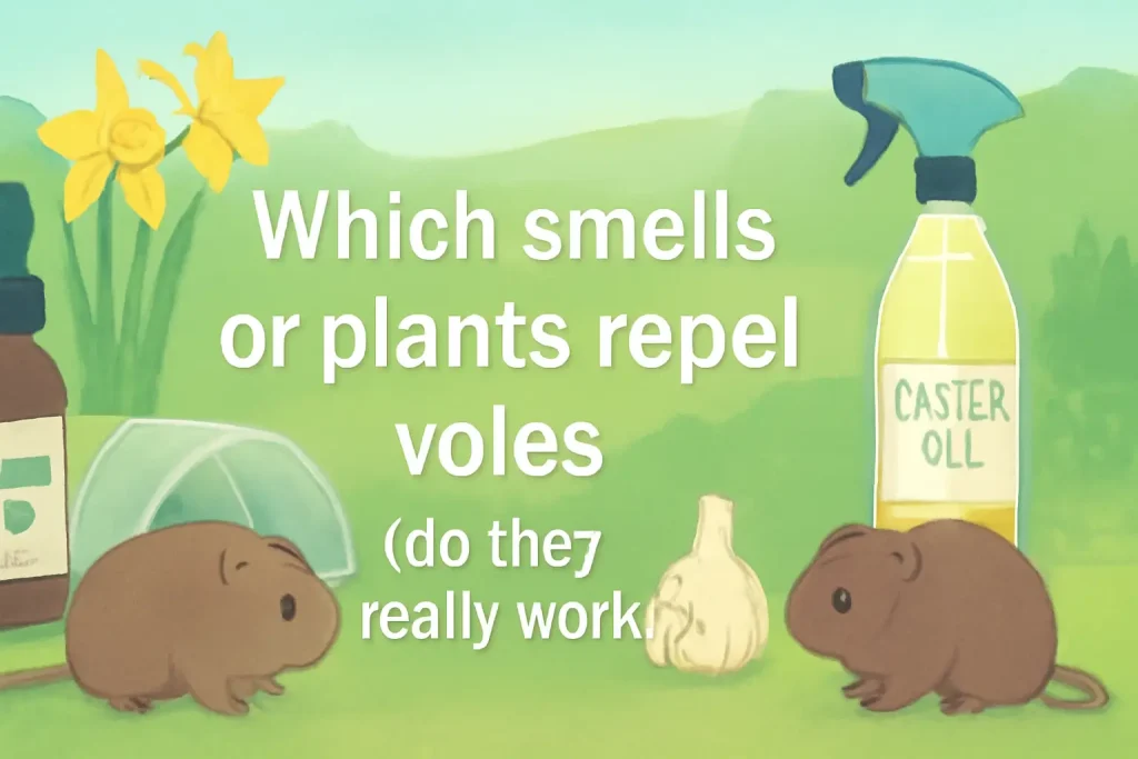 Which smells or plants repel voles (do they really work)?