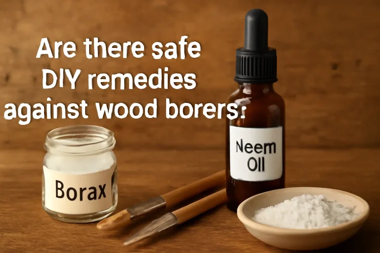 Are there safe DIY remedies against wood borers?