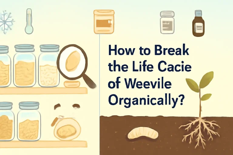 How to break the life cycle of weevils organically?