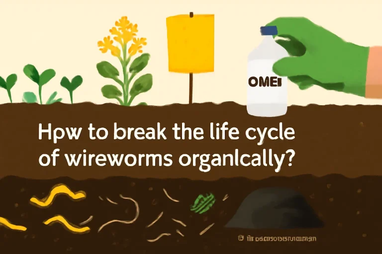 How to break the life cycle of wireworms organically?