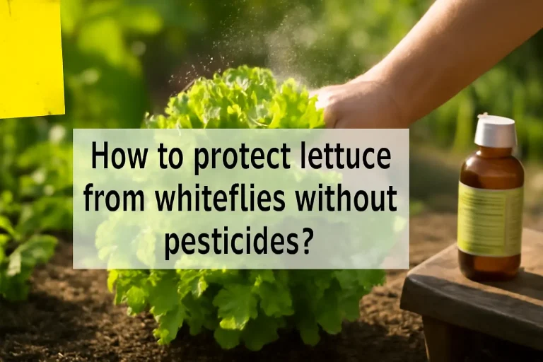 How to protect lettuce from whiteflies without pesticides?