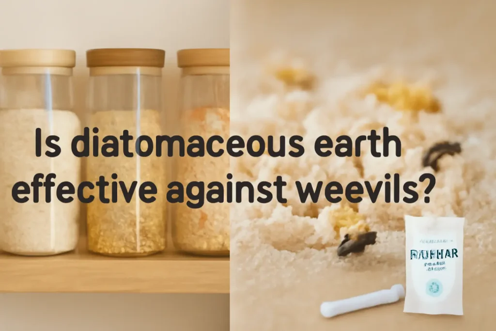 Is diatomaceous earth effective against weevils?