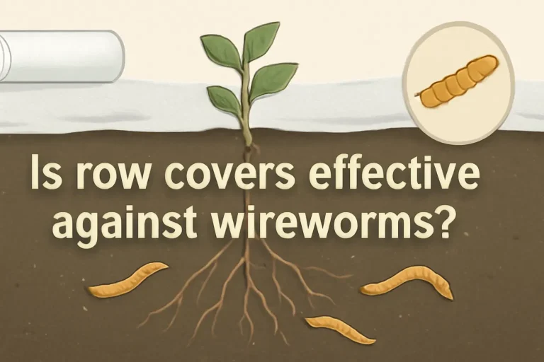 Is row covers effective against wireworms?
