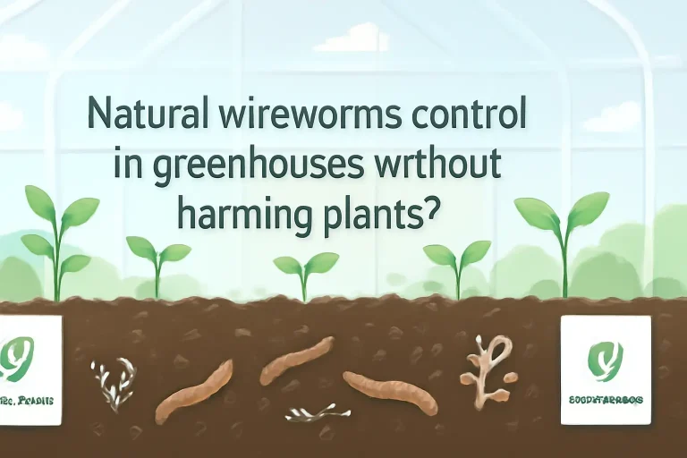 Natural wireworms control in greenhouses without harming plants?
